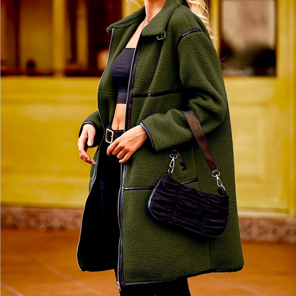 Teddy jacket with zipper M — new with tags - Picture 3 of 9